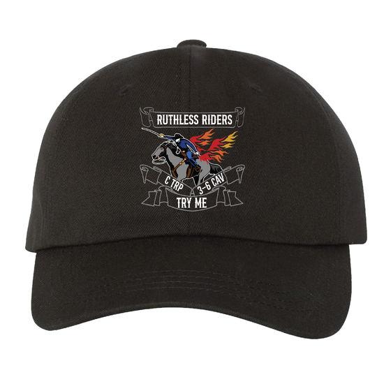 C TRP, 3-6 CAV "Ruthless Riders" Embroidered Hats