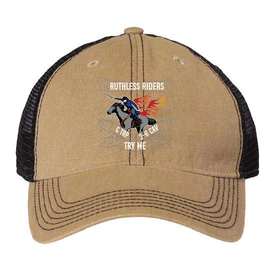 C TRP, 3-6 CAV "Ruthless Riders" Embroidered Hats