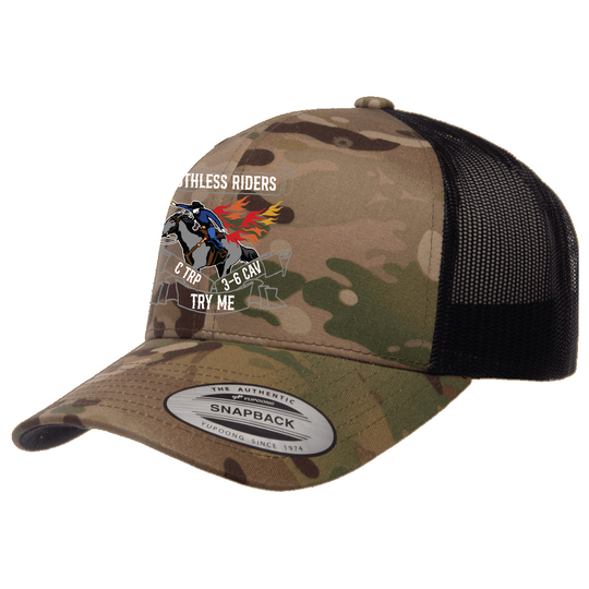 C TRP, 3-6 CAV "Ruthless Riders" Embroidered Hats