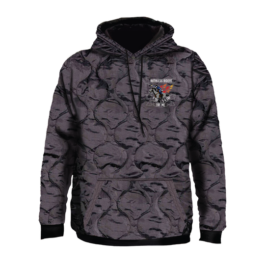 C TRP, 3-6 CAV "Ruthless Riders" Woobie Hoodie Embroidery