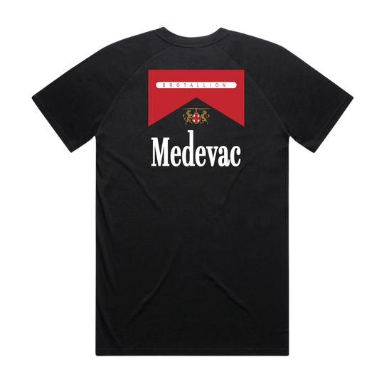 MEDEVAC Red's Raglan Tee