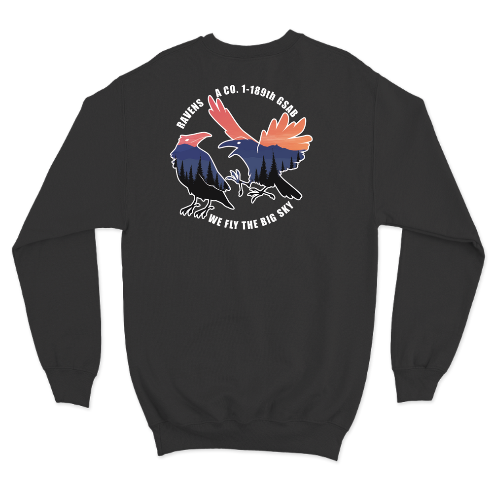 A Co, 1-189 GSAB "Ravens" V2 Crewneck Sweatshirt