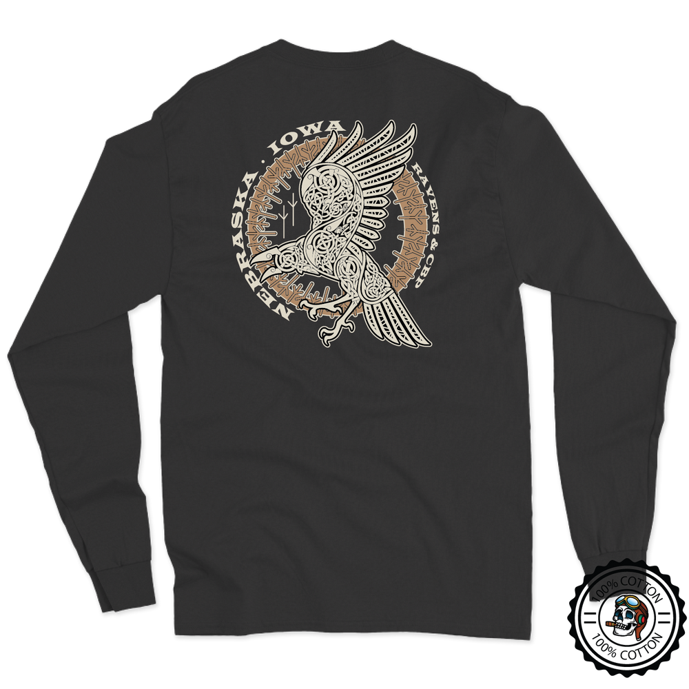 A Co 1/376th AVN BN "Ravens" Long Sleeve T-Shirt