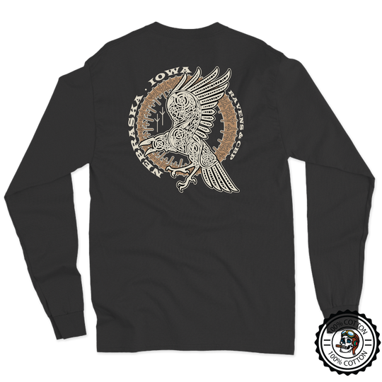 A Co 1/376th AVN BN "Ravens" Long Sleeve T-Shirt