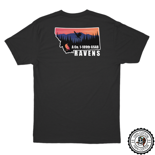 A Co, 1-189 GSAB "Ravens" T-Shirts