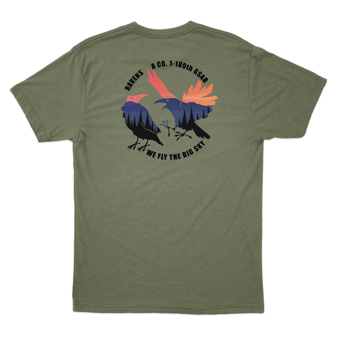 A Co, 1-189 GSAB "Ravens" V2 T-Shirts