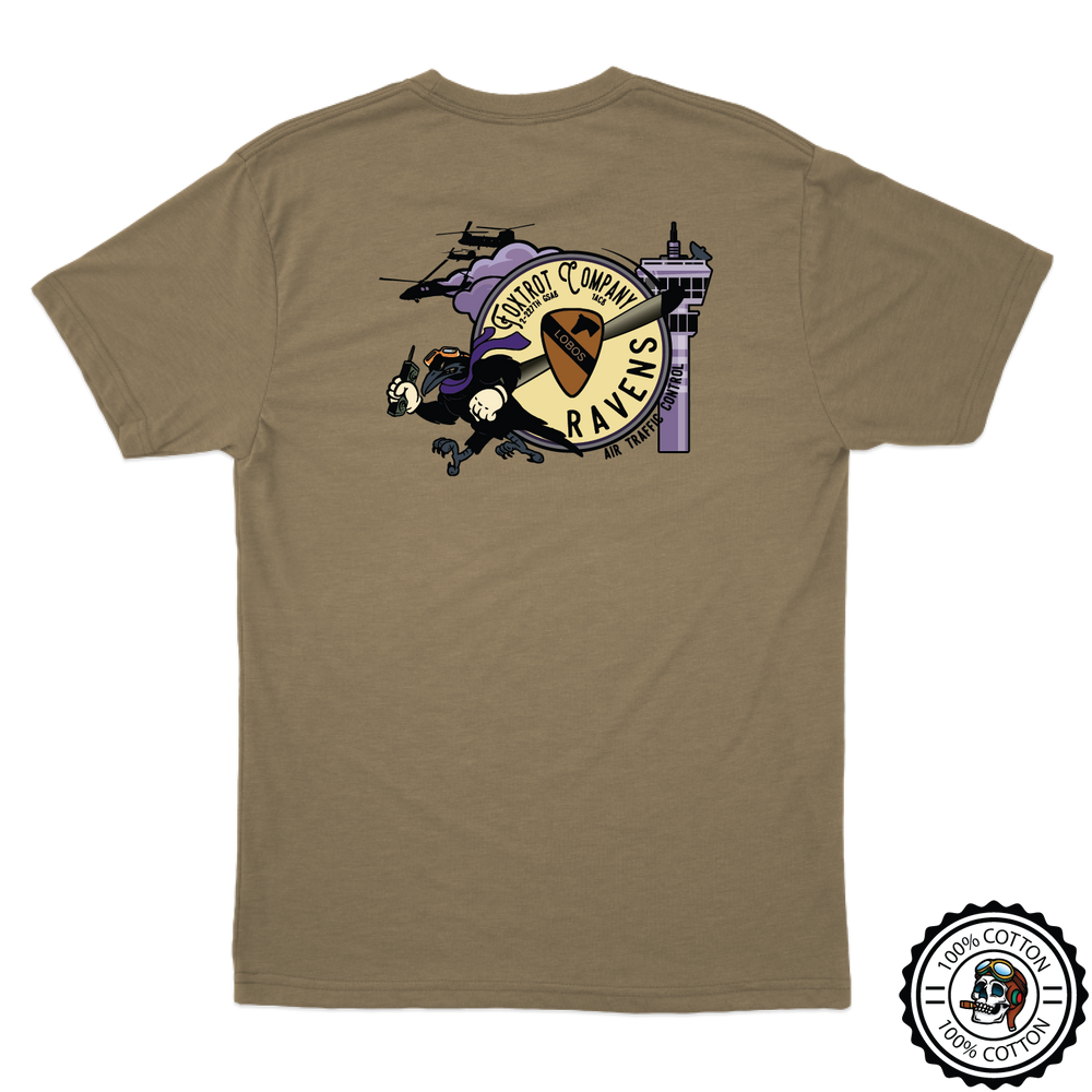 F Co, 2-227th GSAB "Ravens" Tan 499 T-Shirt