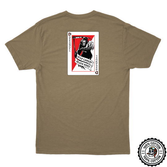 D TRP, 1-17 ACS “Dark Angels” v2 Tan 499 T-Shirt