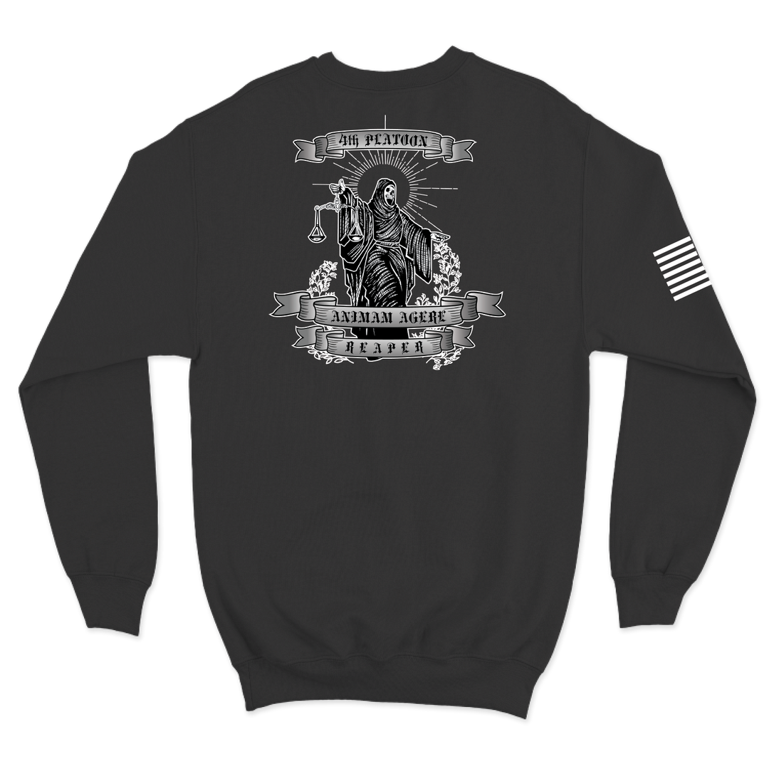 4th Platoon "Reapers" B CO, 1-297 IN Crewneck Sweatshirt