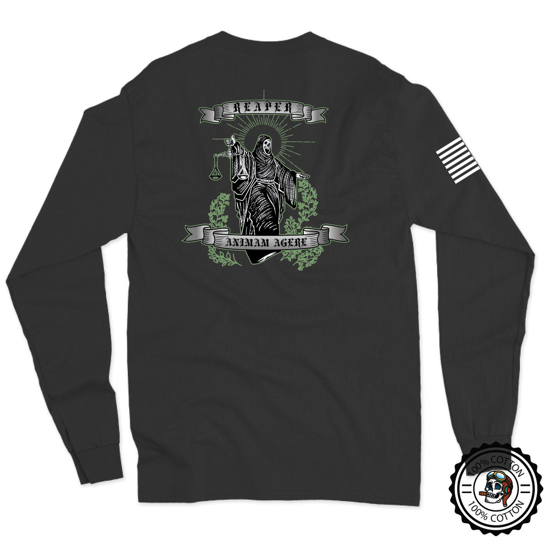 4th Platoon "Reapers" B CO, 1-297 IN V3 Long Sleeve T-Shirt