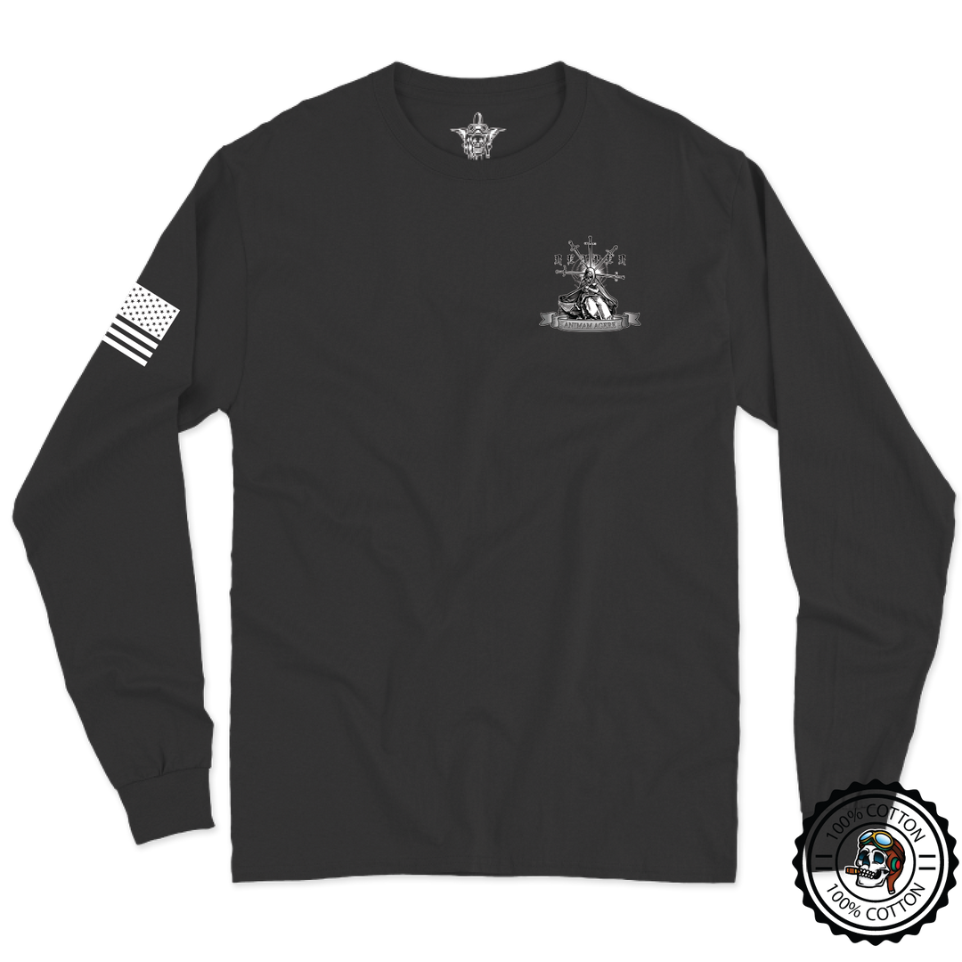 4th Platoon "Reapers" B CO, 1-297 IN Long Sleeve T-Shirt