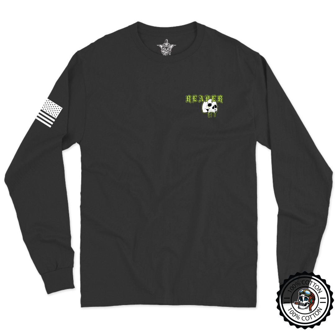 4th Platoon "Reapers" B CO, 1-297 IN V2 Long Sleeve T-Shirt