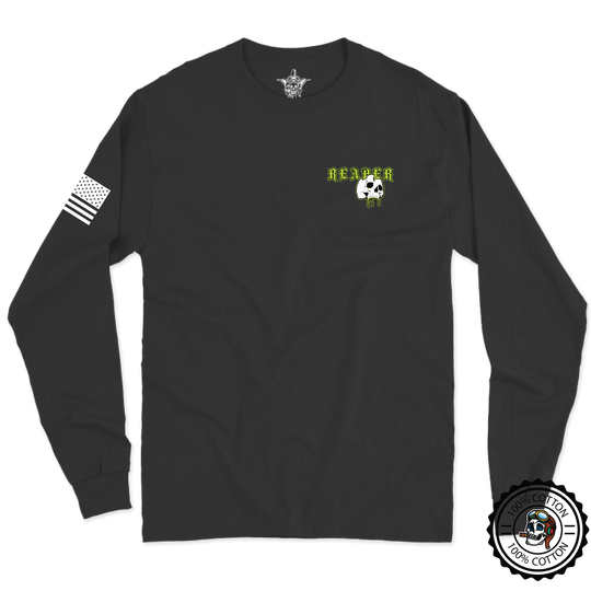4th Platoon "Reapers" B CO, 1-297 IN V2 Long Sleeve T-Shirt