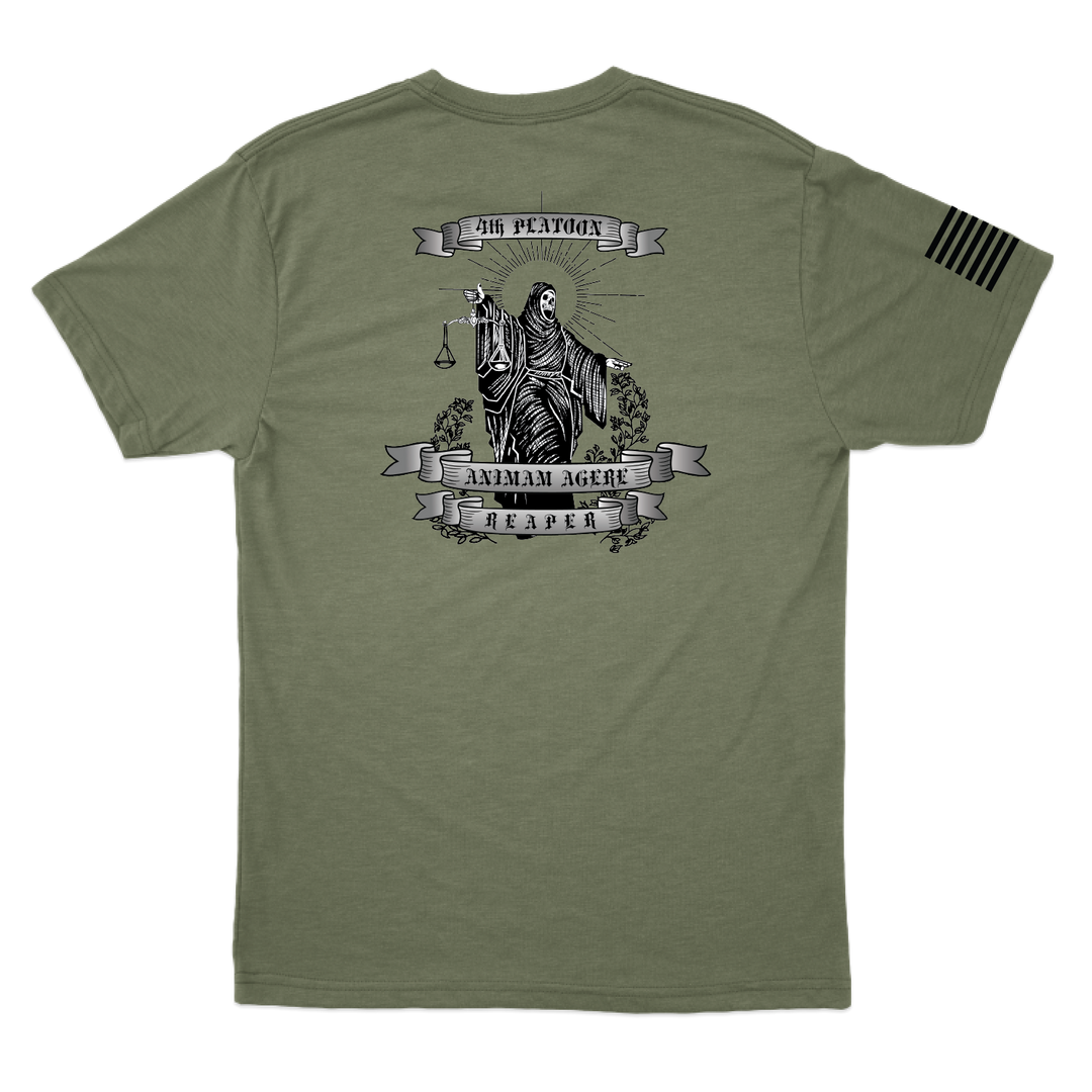 4th Platoon "Reapers" B CO, 1-297 IN T-Shirts