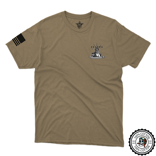 4th Platoon "Reapers" B CO, 1-297 IN Tan 499 T-Shirt