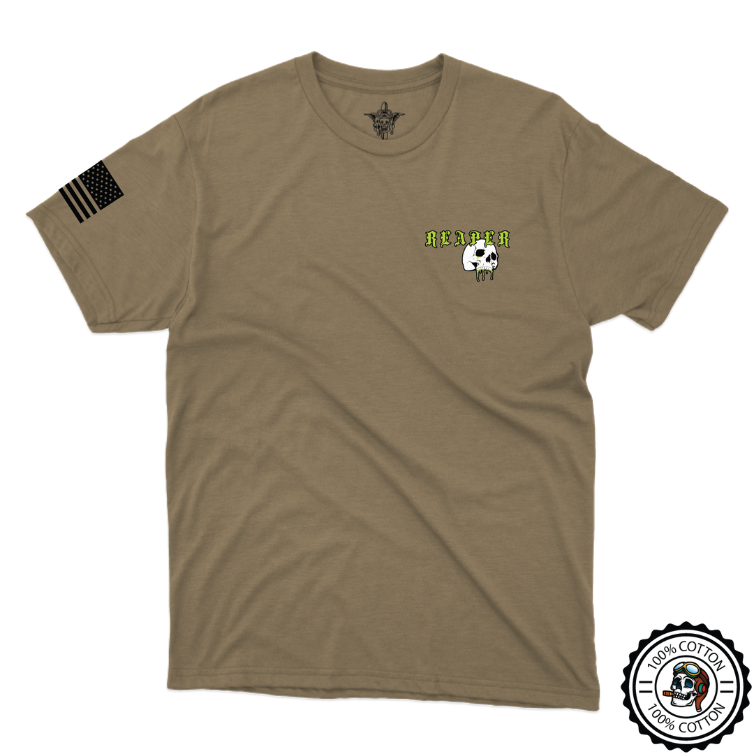 4th Platoon "Reapers" B CO, 1-297 IN V2 Tan 499 T-Shirt