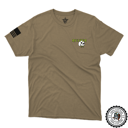 4th Platoon "Reapers" B CO, 1-297 IN V2 Tan 499 T-Shirt