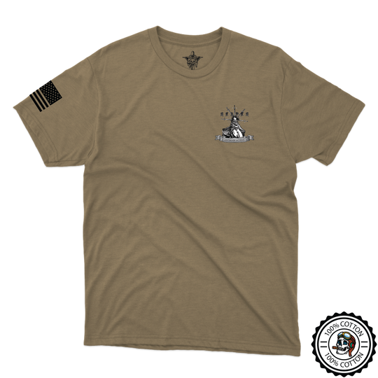 4th Platoon "Reapers" B CO, 1-297 IN V3 Tan 499 T-Shirt