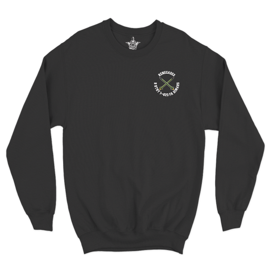 B BTRY, 1-623 "RENEGADES" Color Crewneck Sweatshirt