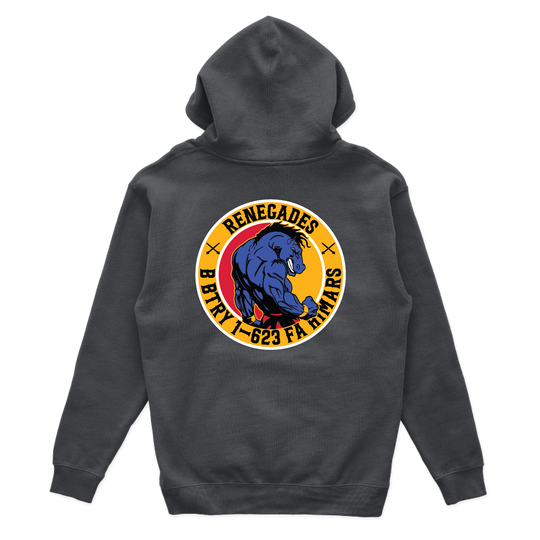 B BTRY, 1-623 "RENEGADES" Color Hoodies