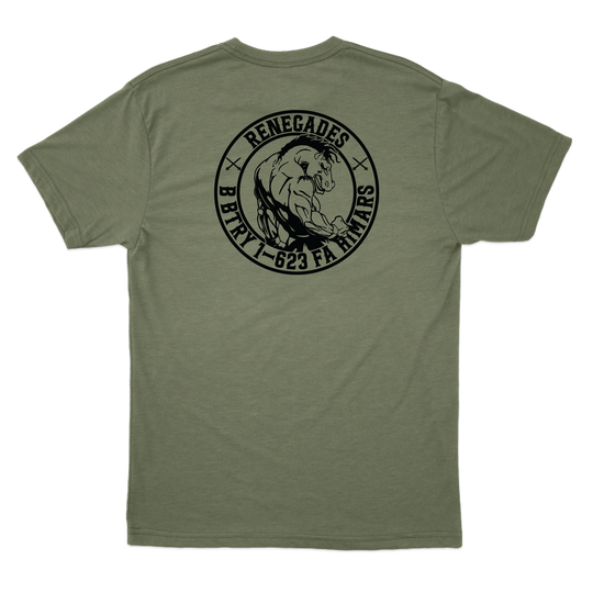 B BTRY, 1-623 "RENEGADES" T-Shirts