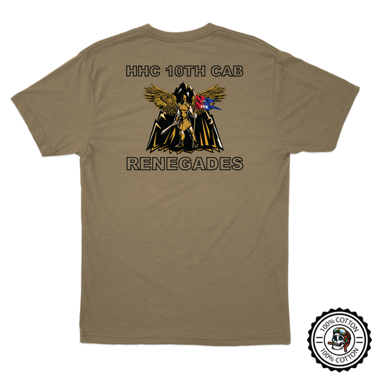 HHC, 10th CAB "Renegades" Tan 499 T-Shirt