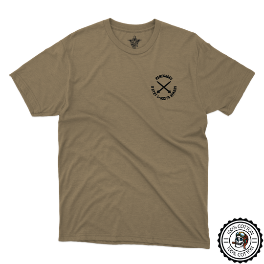 B BTRY, 1-623 "RENEGADES" Tan 499 T-Shirt