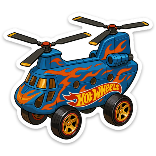 Rotor Wheels Twin Blade Sticker
