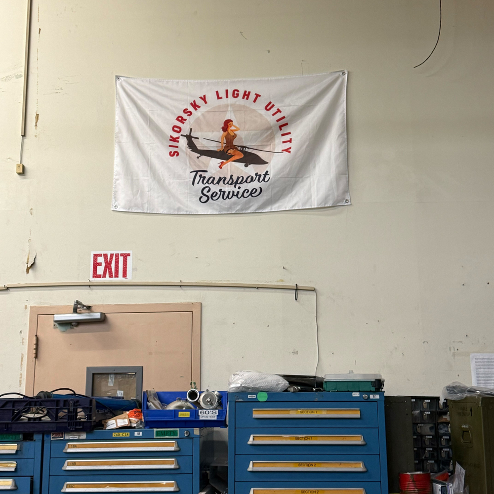 Sikorsky Light Utility Transportation Service Flag