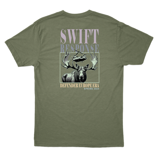 F Co, 2-135 GSAB (D-E-) "2024 Swift Response" T-Shirts