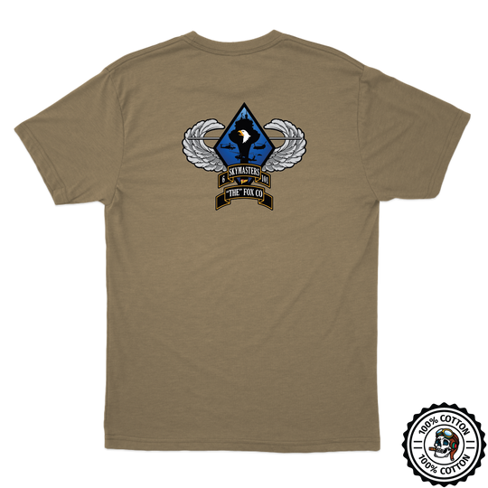 F Co, 6-101 AVN "Skymasters" Tan 499 T-Shirt