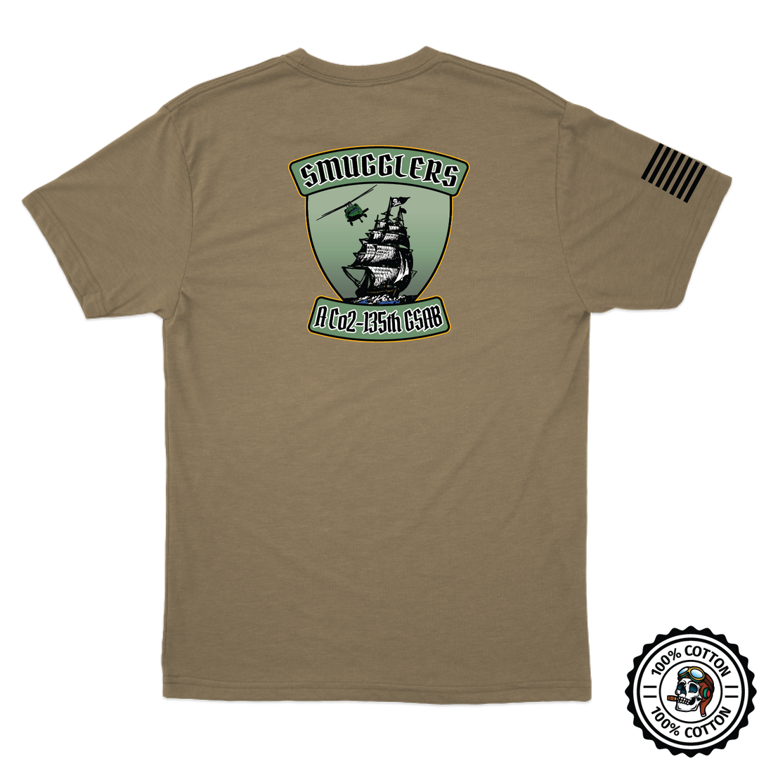 A Co, 2-135 GSAB "Smugglers" Tan 499 T-Shirt