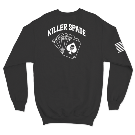 B Co, 1-10 AB "Killer Spade" V2 Crewneck Sweatshirt