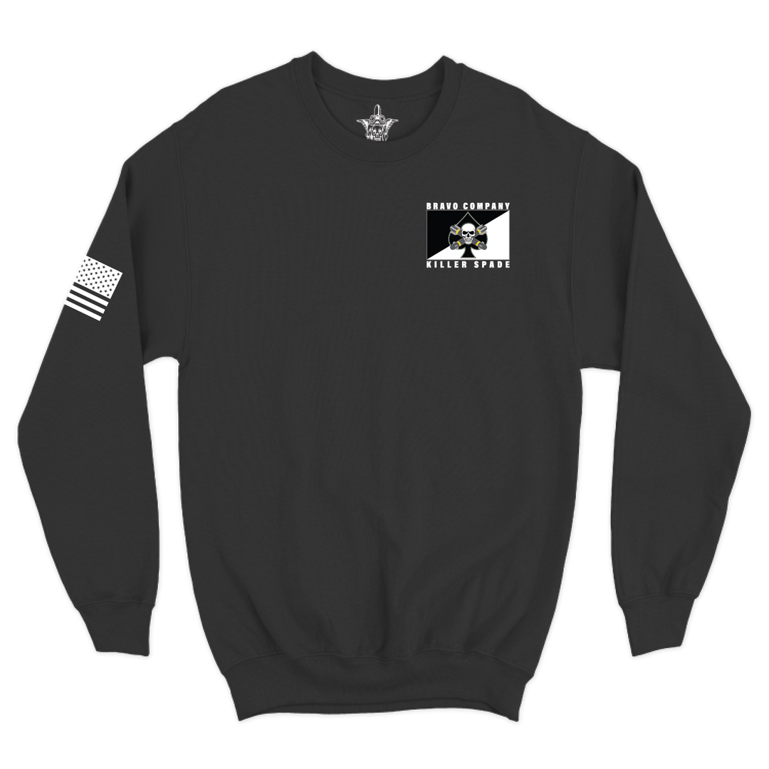 B Co, 1-10 AB "Killer Spade" V1 Crewneck Sweatshirt