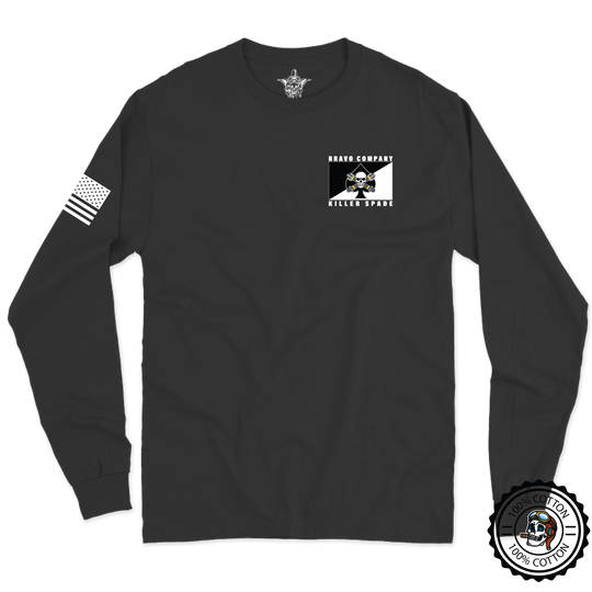 B Co, 1-10 AB "Killer Spade" V1 Long Sleeve T-Shirt