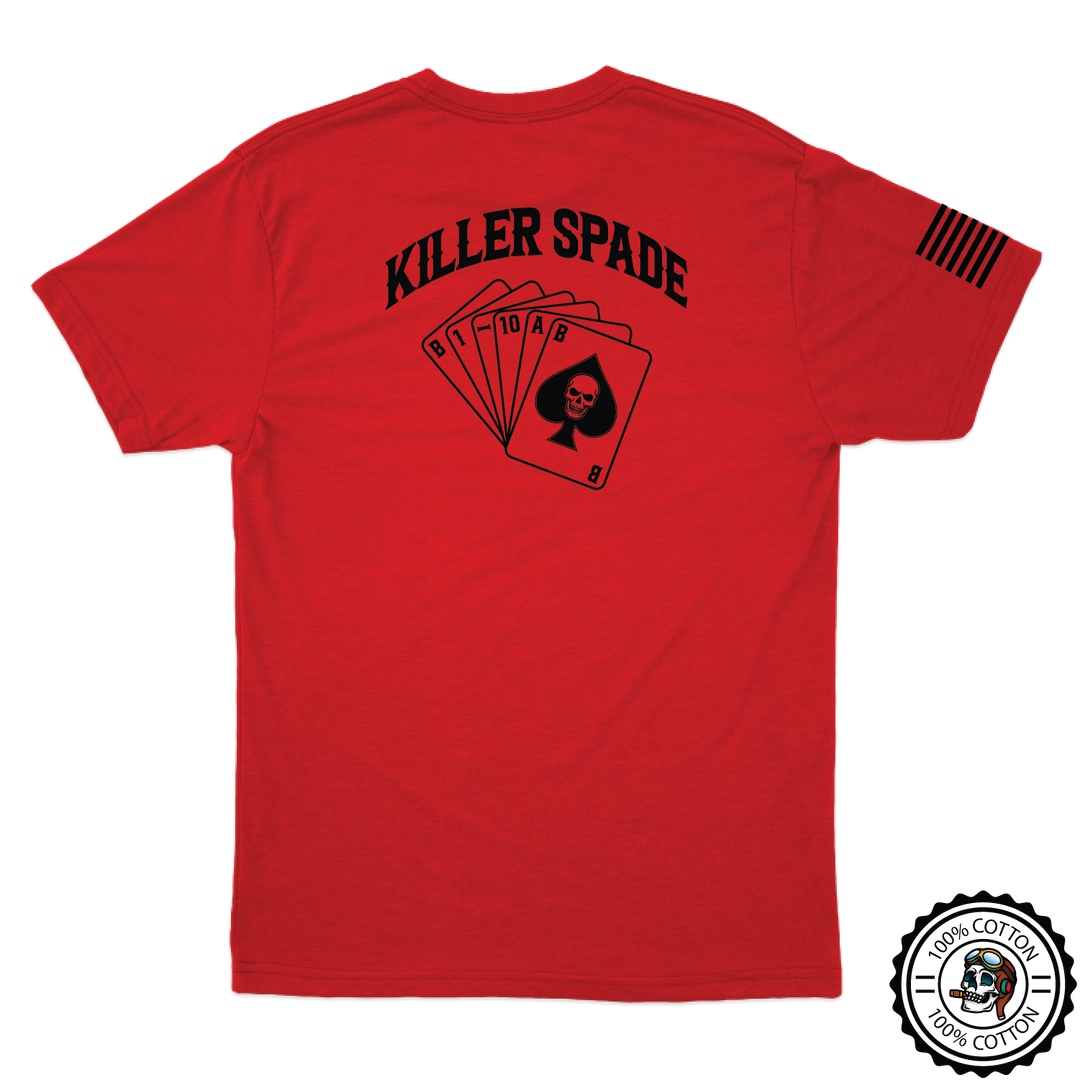 B Co, 1-10 AB "Killer Spade" V2 T-Shirts