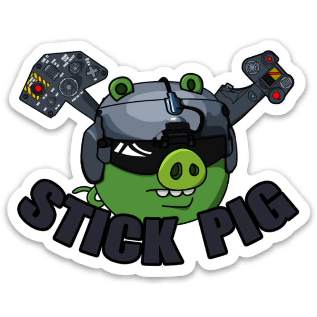 Stick Pig Sticker