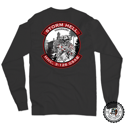 HHC, 3-126 GSAB "Storm Hell" Long Sleeve T-Shirt