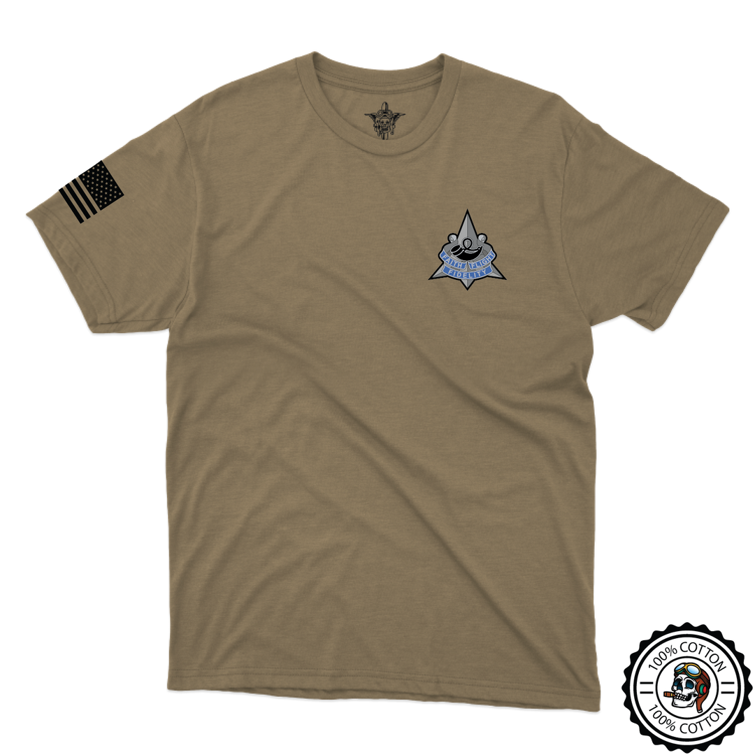 HHC, 3-126 GSAB "Storm Hell" w/Flag Tan 499 T-Shirt