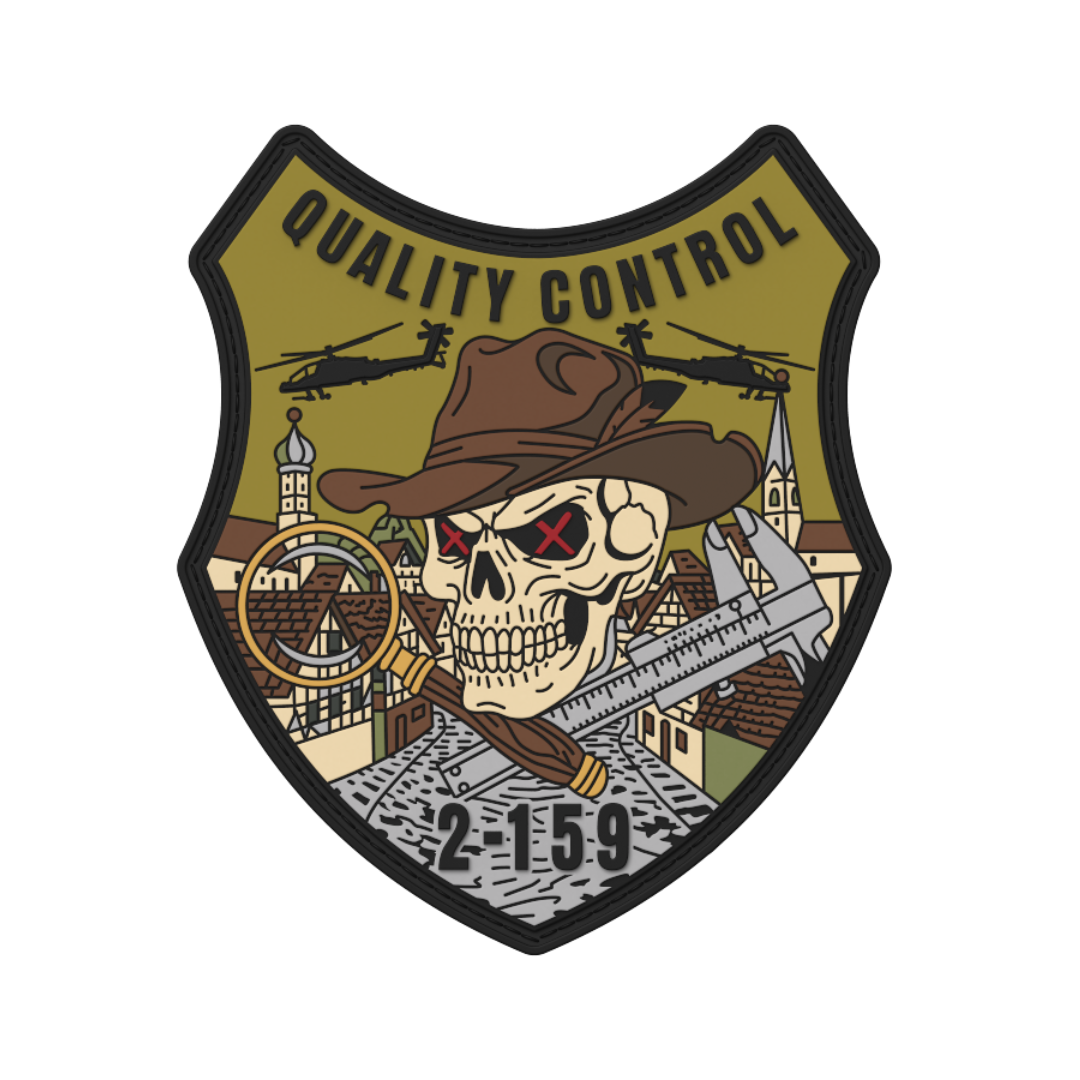 QC, D Co, 2-159 AB Subdued Patch