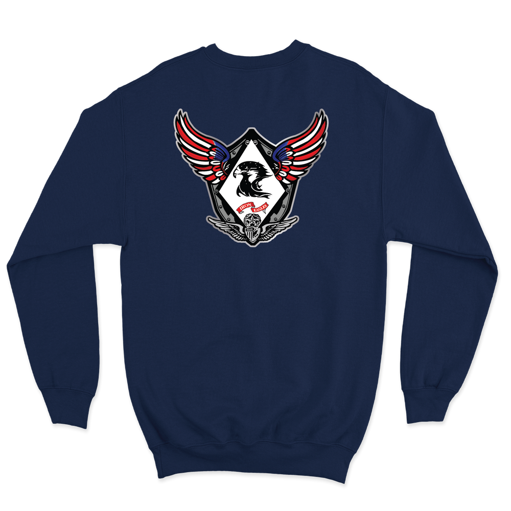 HHC, 6-101 GSAB "Iron Eagles" Crewneck Sweatshirt (Navy Blue - Bulk Only)