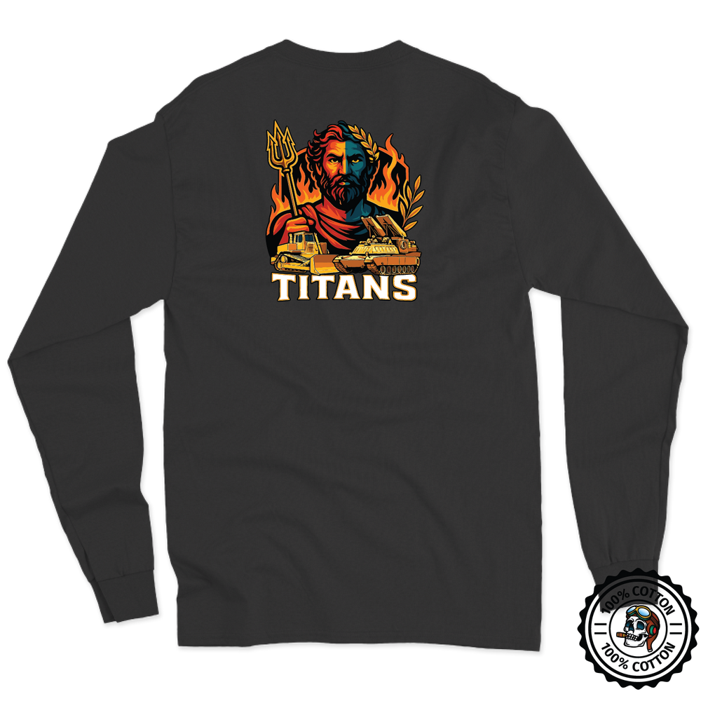 2nd PLT, B Co, 1 EN "Titans" Long Sleeve T-Shirt