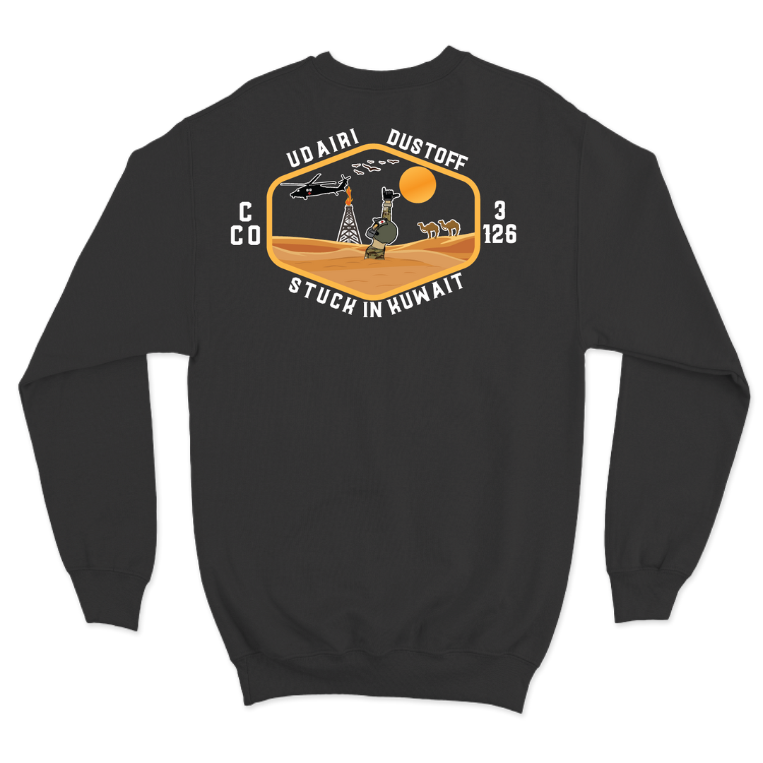 C Co, 3-126 Medevac "Udairi Dustoff" Crewneck Sweatshirt