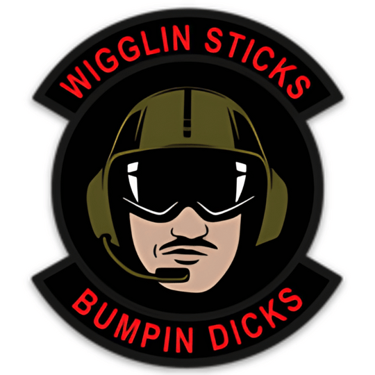 Wigglin’ Sticks Bumpin’ Dicks Sticker