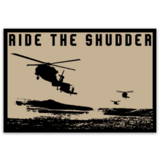 Ride the Shudder Sticker