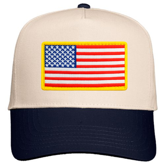 Old Glory Five-Panel Twill Cap