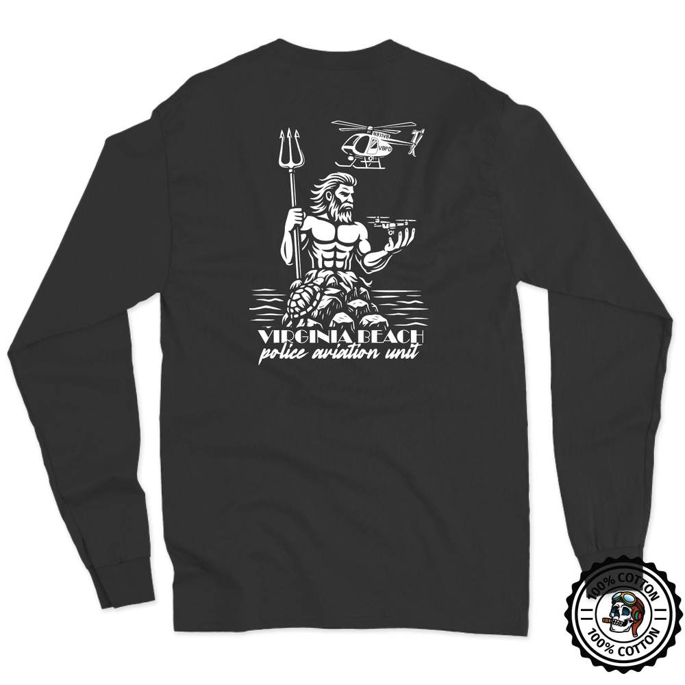 Virginia Beach PD Aviation Long Sleeve T-Shirt