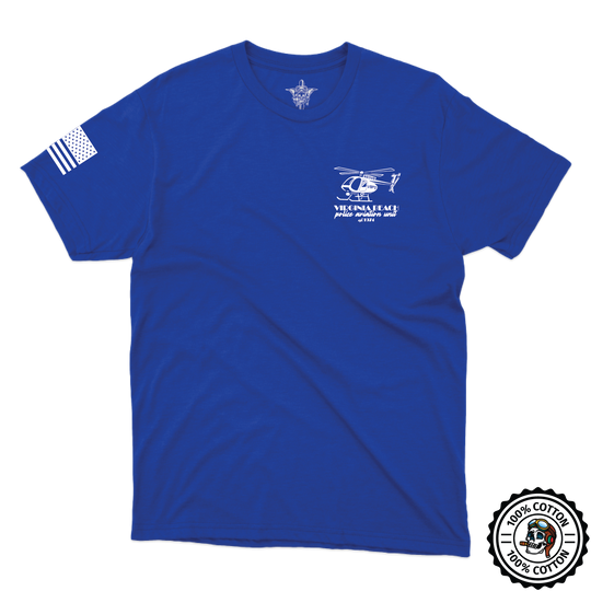 Virginia Beach PD Aviation W/ Flag T-Shirts