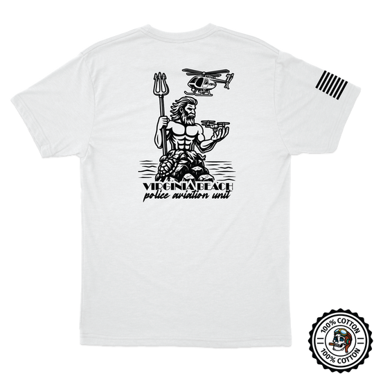 Virginia Beach PD Aviation W/ Flag T-Shirts