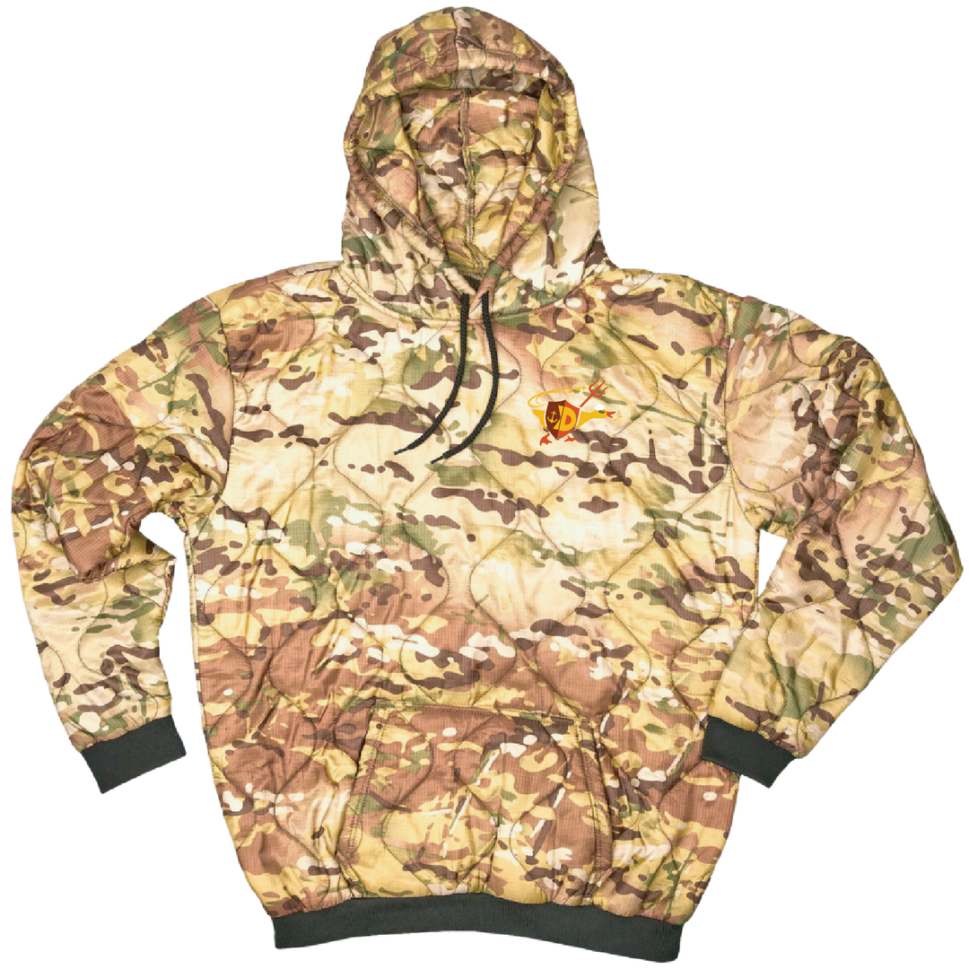 Woobie Hoodie — VT NROTC, Delta Ducks Embroidery